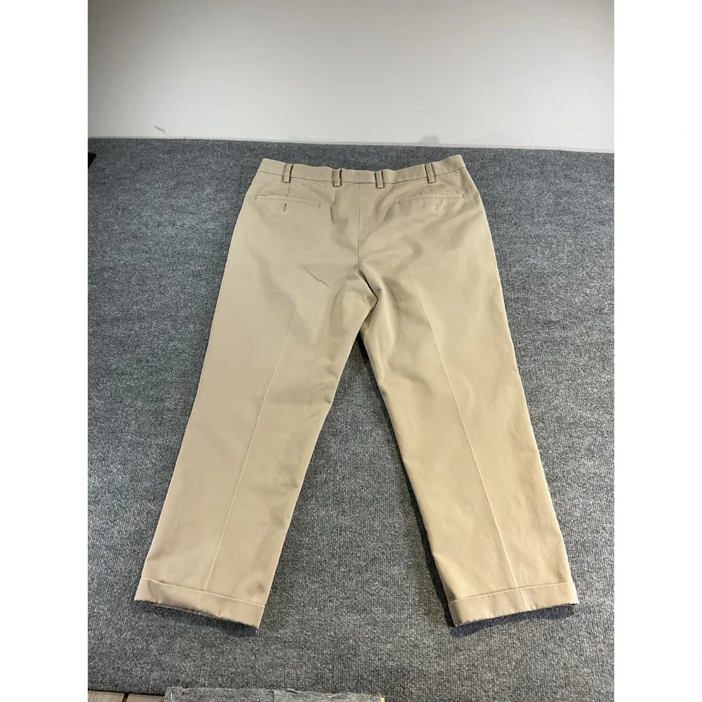Orvis Trim Fit Chino Pants Men's 40x30 Khaki Beige Business Casual Golf Preppy C